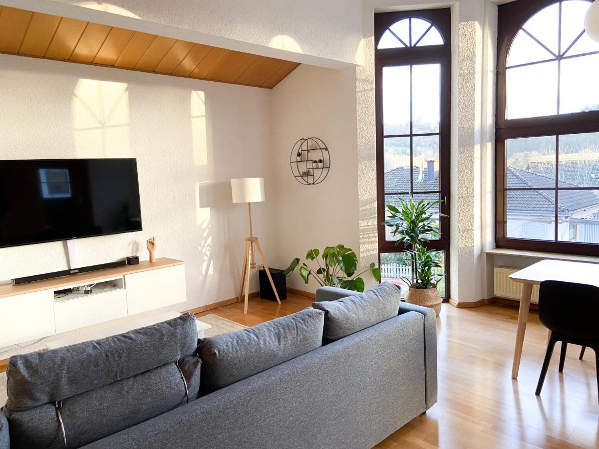 Ferienwohnung Burgpanorama ダーン エクステリア 写真