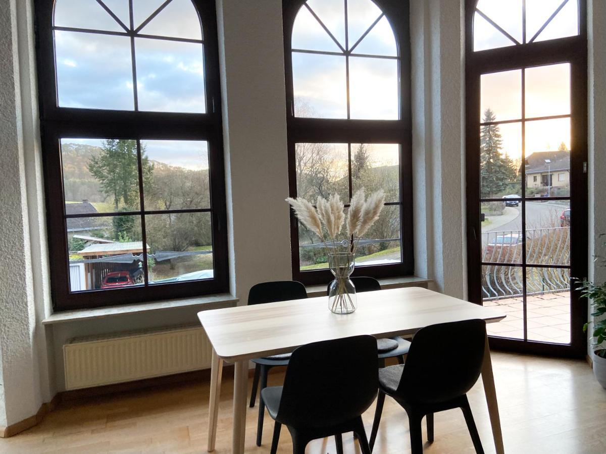 Ferienwohnung Burgpanorama ダーン エクステリア 写真