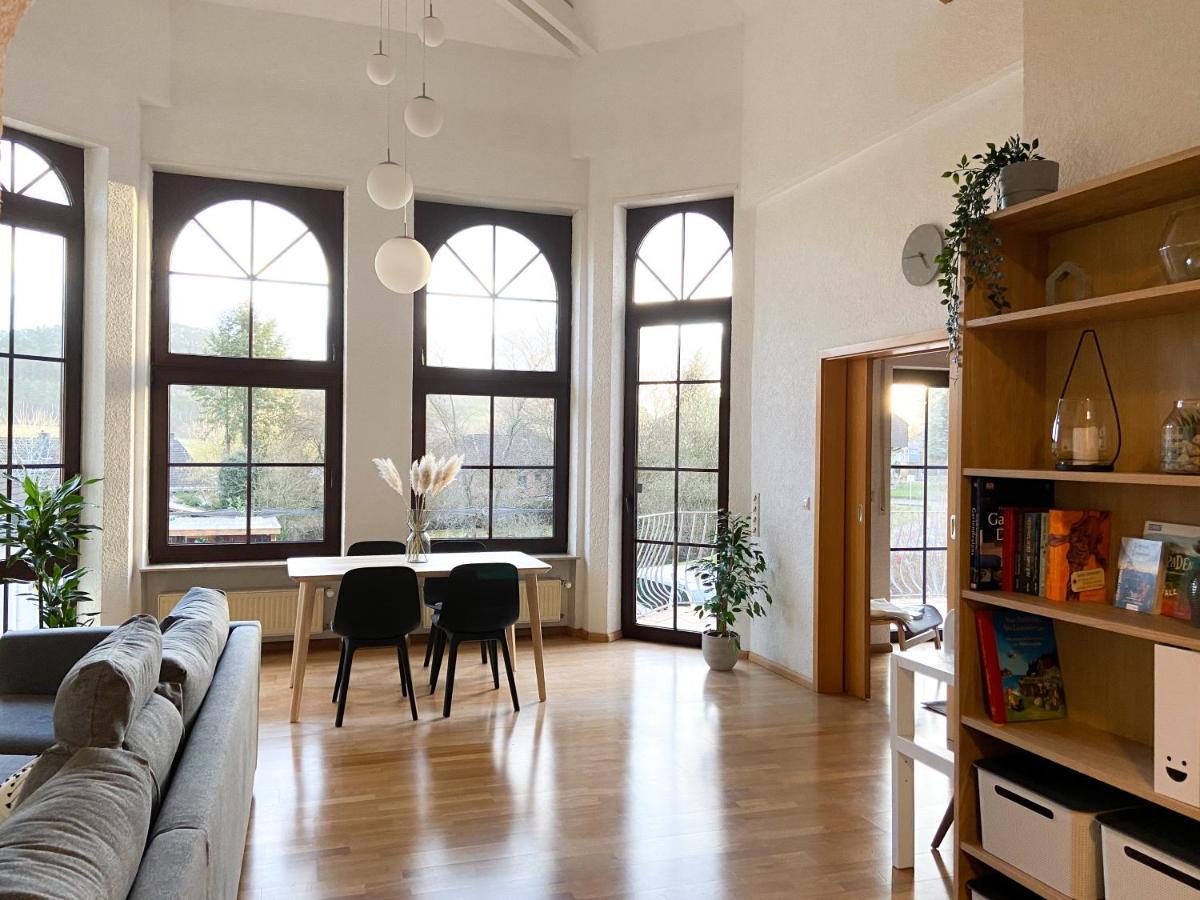 Ferienwohnung Burgpanorama ダーン エクステリア 写真